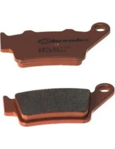 Pastillas de freno Brembo 07BB02SD para generar la fricción de frenado