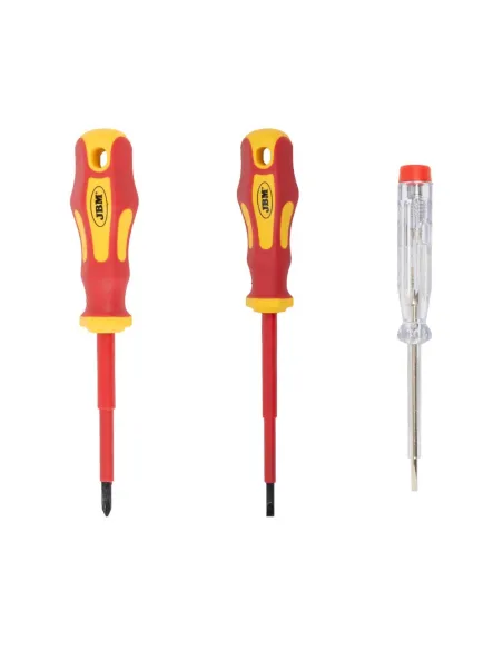 15162 Set De 8 Destornilladores Aislados Vde En  MóDulo Eva Fibra JBM