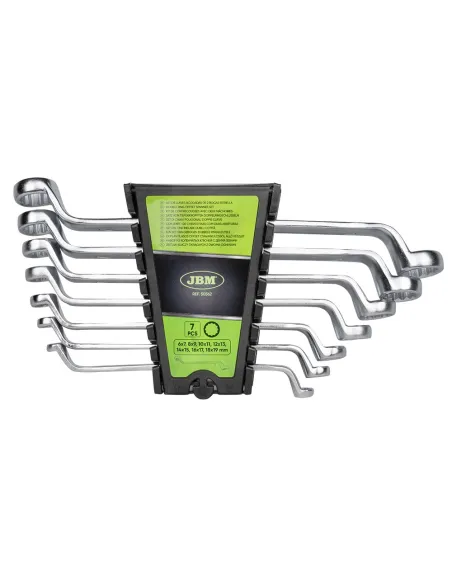 50562 Set De 7 Llaves Acodadas De 2 Bocas Estrella JBM