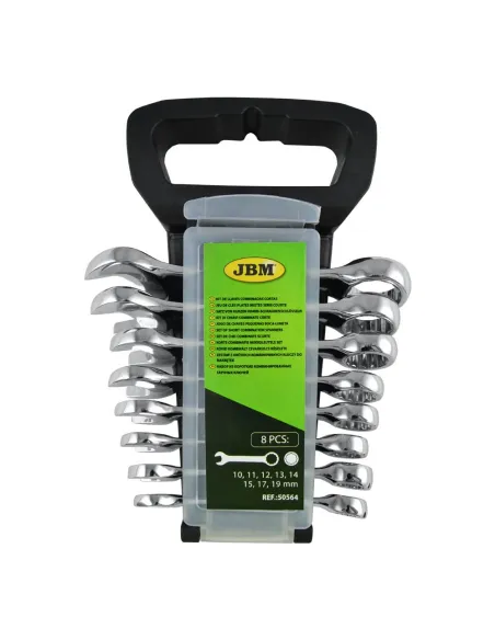 50564 Kit De 8 Llaves Combinadas Cortas JBM