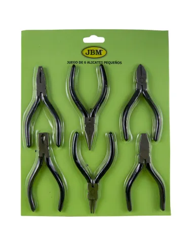 50580 Juego De 6 Alicates Mini De 120Mm JBM