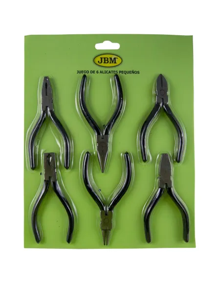 50580 Juego De 6 Alicates Mini De 120Mm JBM