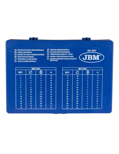 50651 Estuche De Juntas TóRicas Métricas JBM