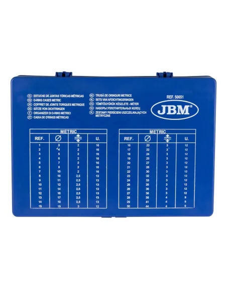 50651 Estuche De Juntas TóRicas Métricas JBM