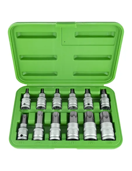 51261 Set 12 Piezas 1/2" Punta Torx JBM