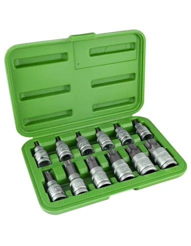 51261 Set 12 Piezas 1/2" Punta Torx JBM