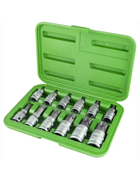 51261 Set 12 Piezas 1/2" Punta Torx JBM