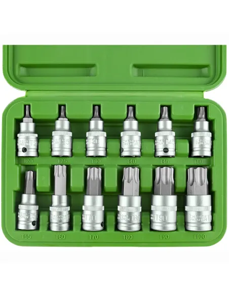 51261 Set 12 Piezas 1/2" Punta Torx JBM