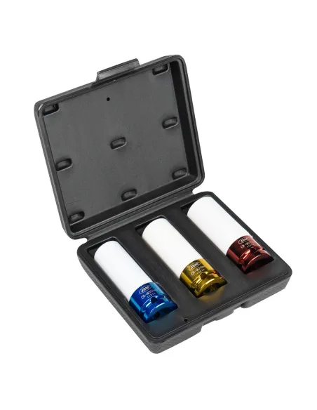 51336 Kit De 3 Vasos Impacto De 1/2" Especial Extracción Ruedas JBM