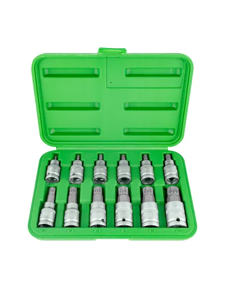 51384 Set De 12 Piezas De 1/2" Punta Doce Cantos JBM