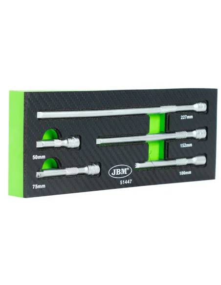 51447 Set De Barras De Extensión  De 1/4 Con Cabota normal JBM