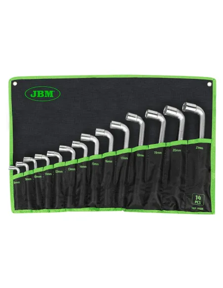 Set de 14 Llaves Pipa de Doble Boca JBM 51528