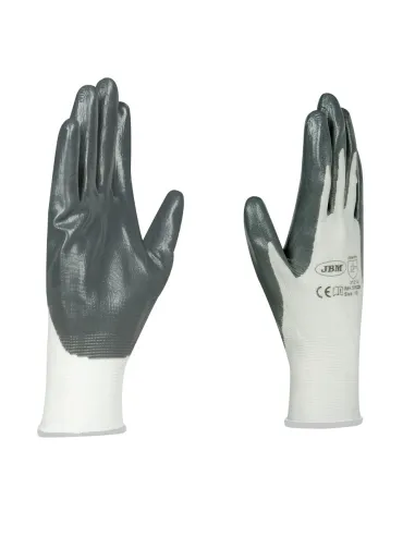 51634 Guantes Con Palma Reforzada De nitrilo...