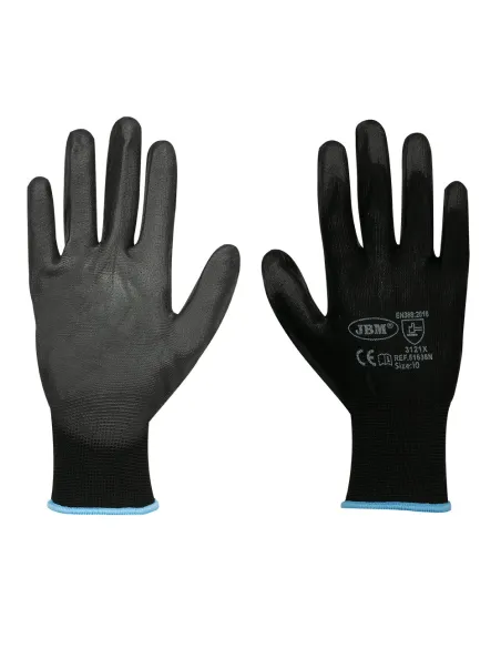 51636n Guantes Con Palma Reforzada De Poliuretano T. 10 - Modelo nu JBM