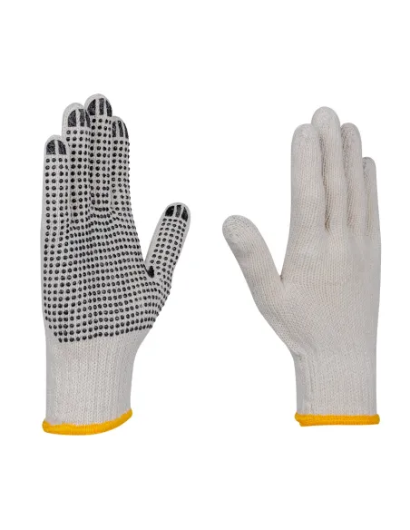51785 Guante De Hilo De Algodón Con La Palma Reforzada De Puntito JBM