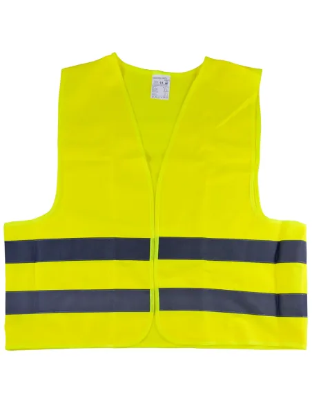 51817 Chaleco Amarillo Con Banda Reflectante Marcada Homologado JBM