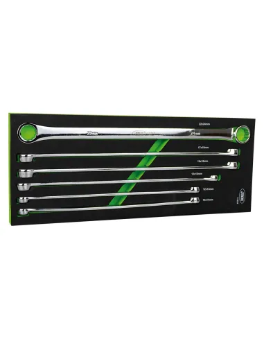 51864 Kit De 6 Llaves Extralargas De 12 Cantos JBM