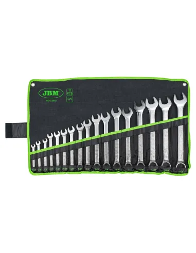 51890 Set De 17 Llaves Combinadas En Pulgada JBM