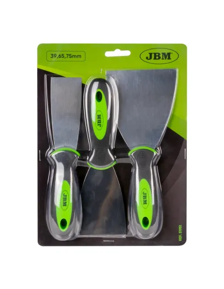 51951 Set De 3 Espátulas De Acero JBM