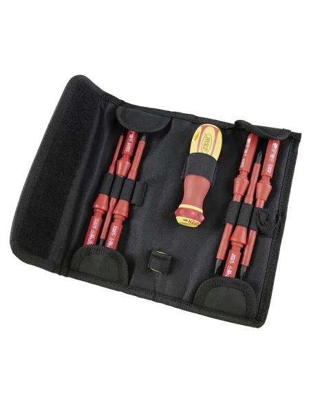 52009 Conjunto De Puntas Y Destornillador Eléctricamente Aislados JBM
