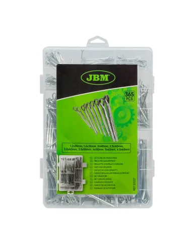 Estuche de Pasadores de Aletas 365PCS JBM 52027