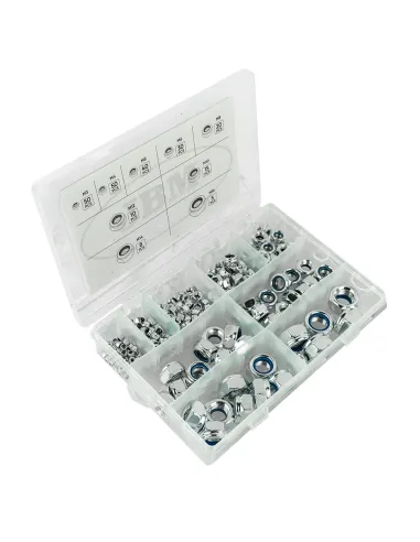 52029 Estuche Tuercas Autoblocantes 228 Piezas JBM