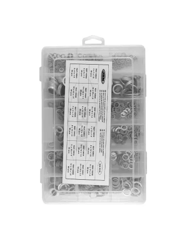 52031 Estuche De Arandelas Aluminio 900 Piezas JBM