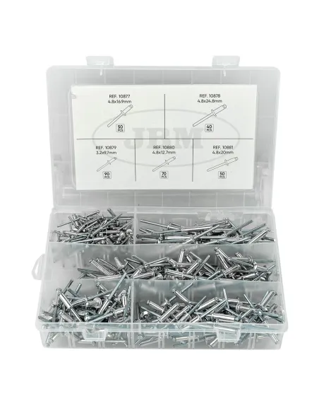 52043 Estuche De Remaches 300 Piezas JBM