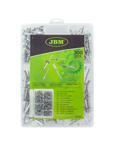 Estuche de Remaches 300PCS JBM 52043