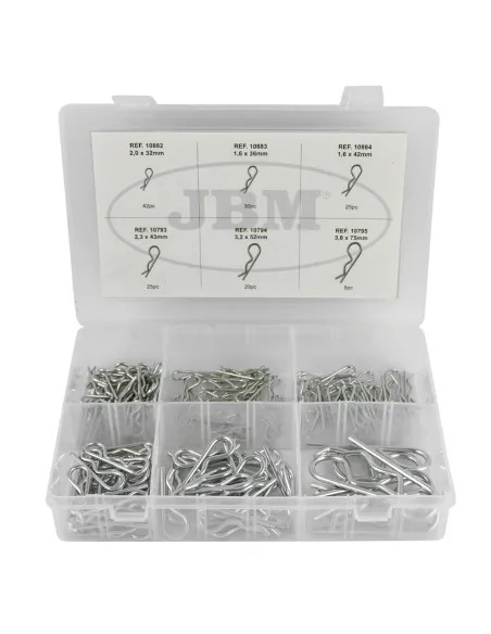 52044 Estuche Clips "R" 150 Piezas JBM