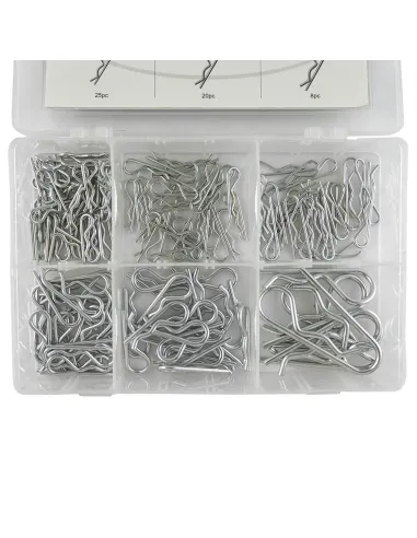 52044 Estuche Clips "R" 150 Piezas JBM