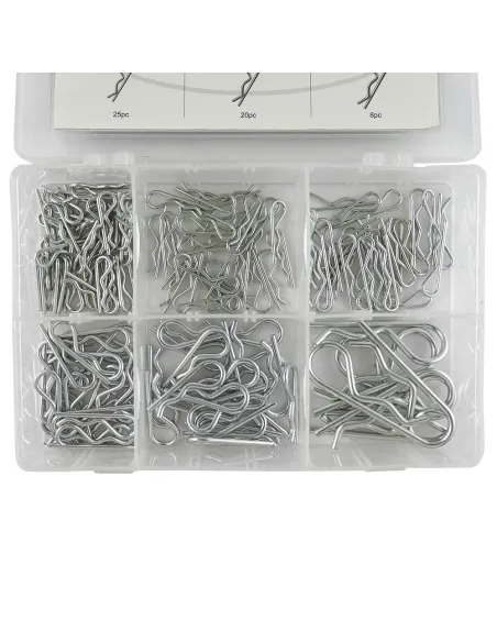 52044 Estuche Clips "R" 150 Piezas JBM