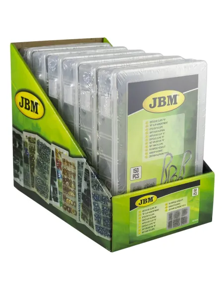 52044 Estuche Clips "R" 150 Piezas JBM