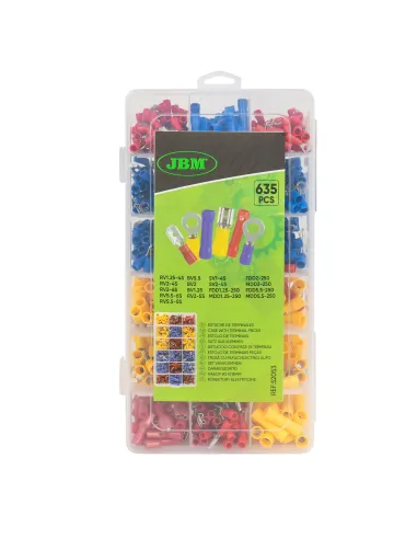 52053 Estuche De Terminales 635 Piezas JBM