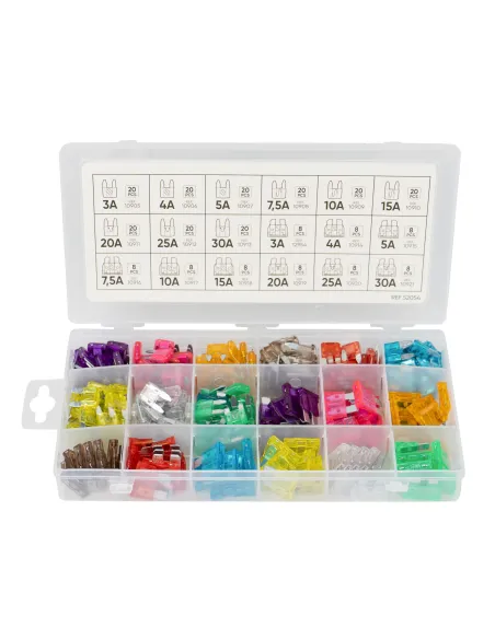 52054 Estuche Fusibles 252 Piezas JBM