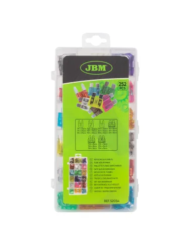 52054 Estuche Fusibles 252 Piezas JBM