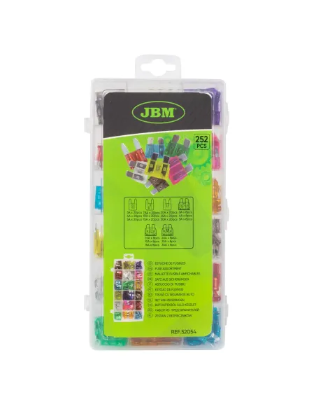 52054 Estuche Fusibles 252 Piezas JBM