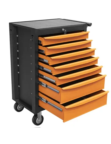 52172 Carro De 7 Cajones Con Guía TelescóPica...