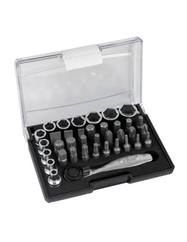 52198 Estuche De 38 Piezas Con Carraca Mini De...