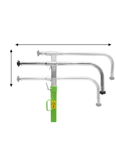 52241 Porta Ruedas Hidráulico Especial Para...