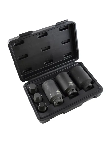 52337 Set De 3 Vasos Y 3 Puntas De Impacto De 1/2" Hexagonal JBM