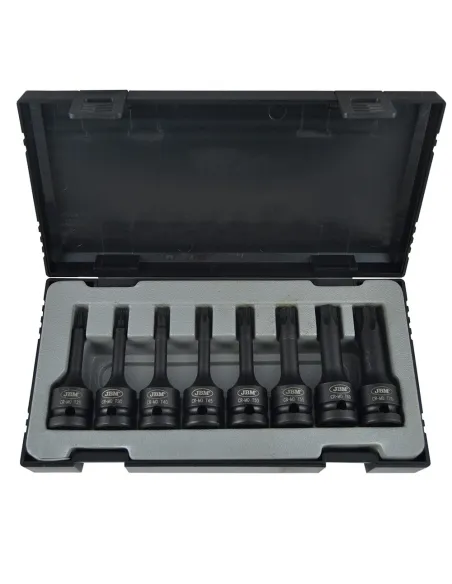 52340 Set De 8 Puntas De Impacto Torx De 1/2" JBM