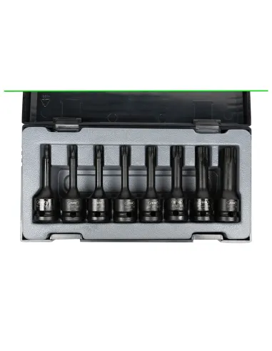 52340 Set De 8 Puntas De Impacto Torx De 1/2" JBM
