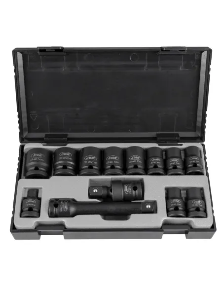 52341 Set De Vasos De Impacto De 13 Piezas De 1/2" Hexagonal + Ada JBM