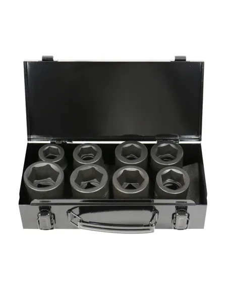52348 Set De 8 Vasos De Impacto De 1" JBM