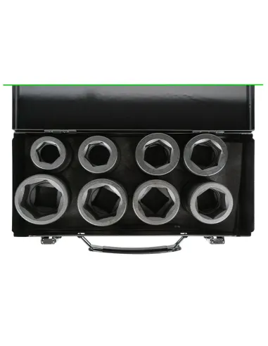 52348 Set De 8 Vasos De Impacto De 1" JBM