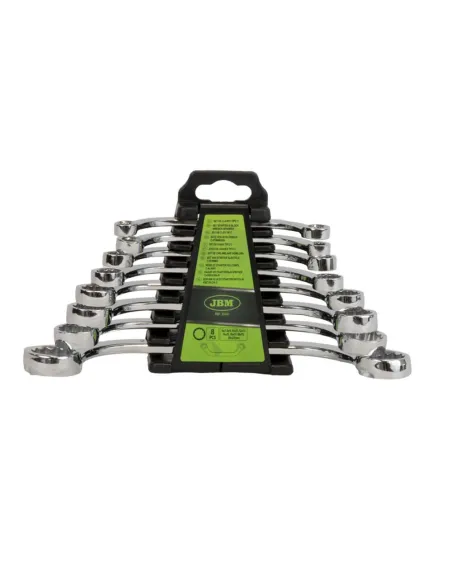 52451 Set 8 Llaves Tipo "C" Cabezal Redondo 12 Cantos JBM