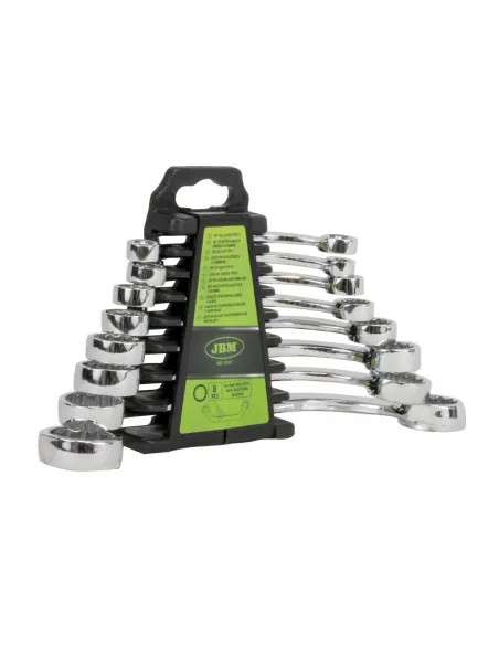52451 Set 8 Llaves Tipo "C" Cabezal Redondo 12 Cantos JBM