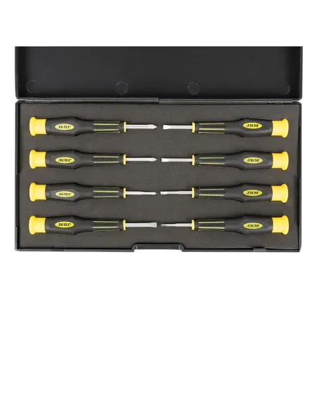52500 Set De 8 Destornilladores Cortos JBM