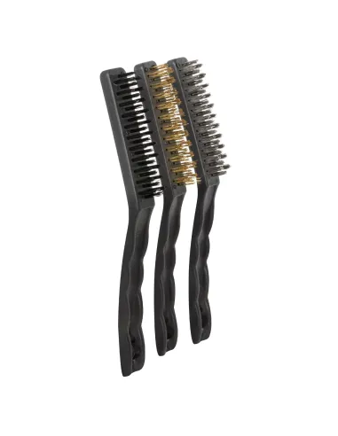 52515 Set De 3 Cepillos Metálicos JBM